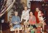 Margarethe mit Schwiegertochter Herta, Tochter Iris und Enkeltochter Iris, Lindlar 1971